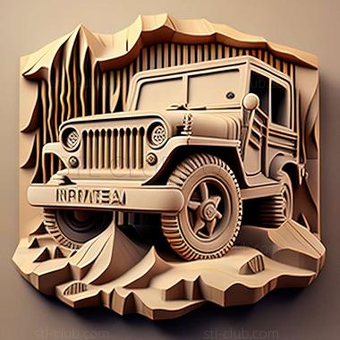 3D мадэль Kaiser Jeep M715 (STL)